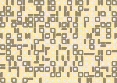 Soyut Geometrik Desen üretken hesaplama sanatı çizimi 