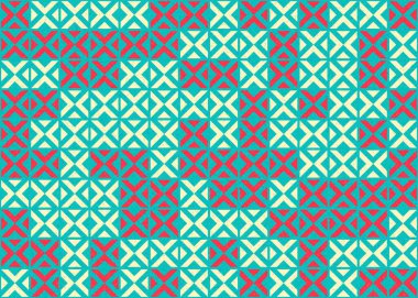 Soyut geometrik hesaplama deseni, vektör illüstrasyonu