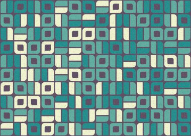 Soyut geometrik hesaplama deseni, vektör illüstrasyonu