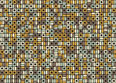 Soyut Geometrik Desen üretken hesaplama sanatı çizimi 