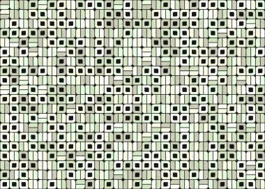 Soyut Geometrik Desen üretken hesaplama sanatı çizimi 