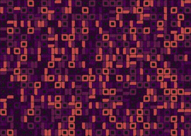 Soyut Geometrik Desen üretken hesaplama sanatı çizimi 