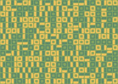 Soyut Geometrik Desen üretken hesaplama sanatı çizimi 