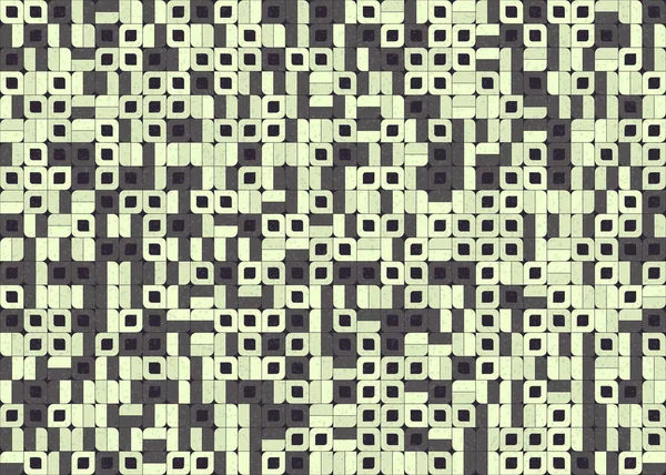 Patrón Computacional Geométrico Abstracto Ilustración Vectorial — Vector de stock