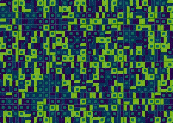Soyut Geometrik Desen üretken hesaplama sanatı çizimi 