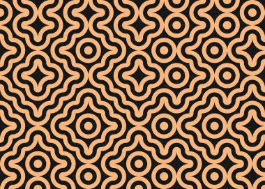 Soyut Geometrik Desen üretken hesaplama sanatı çizimi 