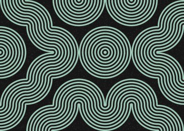 Soyut Geometrik Desen üretken hesaplama sanatı çizimi