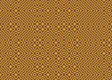 Soyut Geometrik Desen Üretken hesaplama sanatı, vektör illüstrasyonu