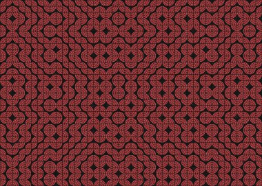 Soyut Geometrik Desen üretken hesaplama sanatı çizimi