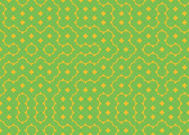 Soyut Geometrik Desen üretken hesaplama sanatı çizimi 