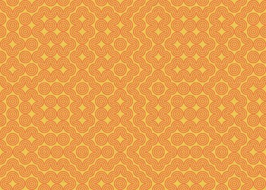 Soyut Geometrik Desen üretken hesaplama sanatı çizimi