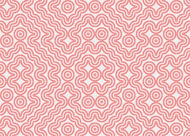 Soyut Geometrik Desen Üretken hesaplama sanatı, vektör illüstrasyonu