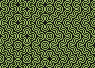 Soyut Geometrik Desen üretken hesaplama sanatı çizimi 