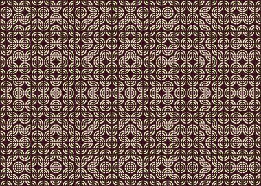 Soyut geometrik hesaplama deseni, vektör illüstrasyonu