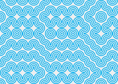 Soyut Geometrik Desen üretken hesaplama sanatı çizimi 