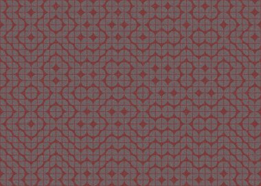 Soyut Geometrik Desen üretken hesaplama sanatı çizimi