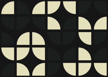 Soyut Geometrik Desen, üretken hesaplama sanatı çizimi 