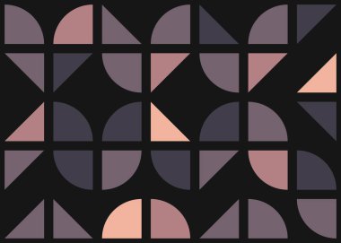 Soyut Geometrik Desen Vektör Sanatı Çizimi