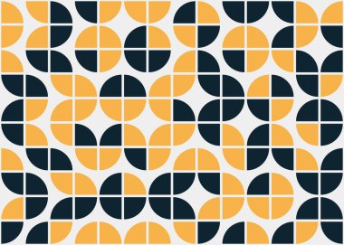 Soyut Geometrik Desen, üretken hesaplama sanatı çizimi 