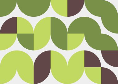 Soyut Geometrik Desen, üretken hesaplama sanatı çizimi 