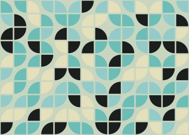 Soyut geometrik hesaplama deseni, vektör illüstrasyonu 