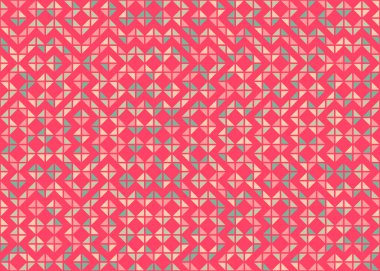 Soyut Geometrik Desen üretken hesaplama sanatı çizimi 