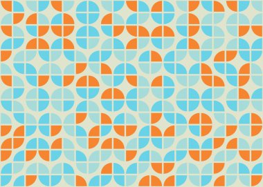 Geometrik desenli üretken hesaplama sanatı çizimi 