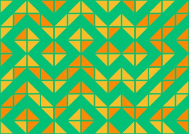 Soyut Geometrik Desen üretken hesaplama sanatı çizimi