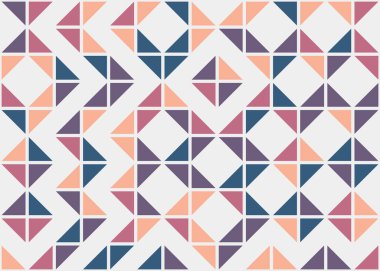 Soyut Geometrik Desen Vektör Sanatı Çizimi