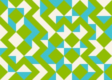 Soyut Geometrik Desen, üretken hesaplama sanatı çizimi 