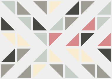 Soyut Geometrik Desen, üretken hesaplama sanatı çizimi 