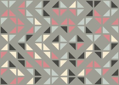 Soyut Geometrik Desen, üretken hesaplama sanatı çizimi 