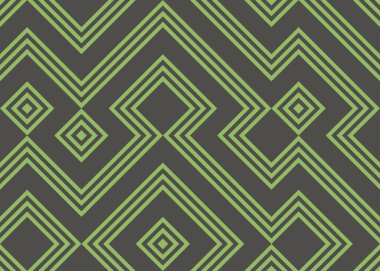 Soyut Geometrik Desen, üretken hesaplama sanatı çizimi 