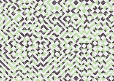 Soyut Geometrik Desen üretken hesaplama sanatı çizimi 