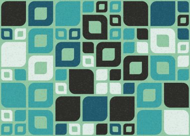 Soyut Geometrik Desen üretken hesaplama sanatı çizimi 