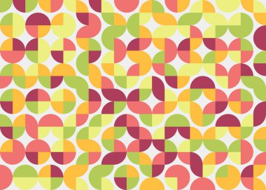 Geometrik desenli üretken hesaplama sanatı çizimi 