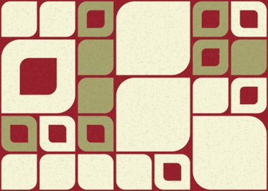 Soyut Geometrik Desen üretken hesaplama sanatı çizimi 