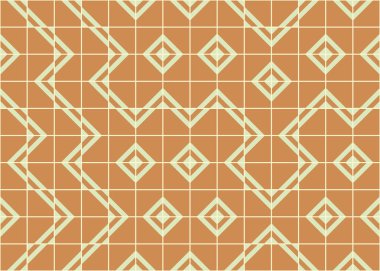 Soyut Geometrik Desen Üretken hesaplama sanatı, vektör illüstrasyonu