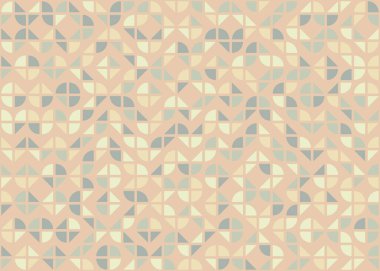 Soyut geometrik hesaplama deseni, vektör illüstrasyonu