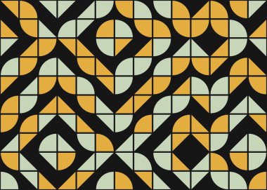Soyut geometrik hesaplama deseni, vektör illüstrasyonu
