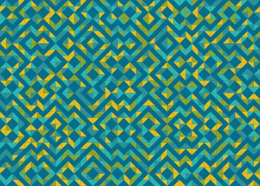 Soyut Geometrik Desen üretken hesaplama sanatı çizimi 