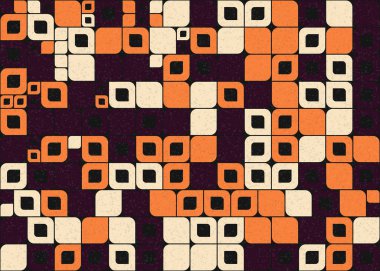 Geometrik desenli üretken hesaplama sanatı çizimi 