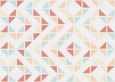 Soyut Geometrik Desen Üretken hesaplama sanatı, vektör illüstrasyonu