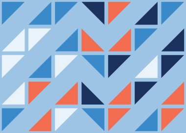 Soyut geometrik hesaplama deseni, vektör illüstrasyonu