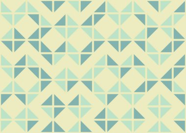 Soyut Geometrik Desen, üretken hesaplama sanatı çizimi 