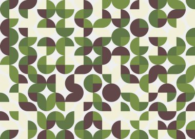 Soyut Geometrik Desen Üretken hesaplama sanatı, vektör illüstrasyonu