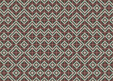 Soyut Geometrik Desen, üretken hesaplama sanatı çizimi 