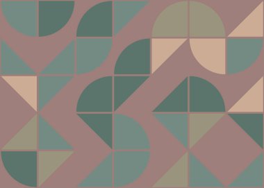 Soyut Geometrik Desen üretken hesaplama sanatı çizimi 