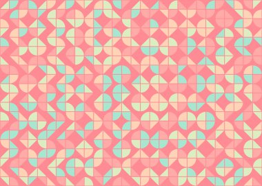 Soyut Geometrik Desen üretken hesaplama sanatı çizimi