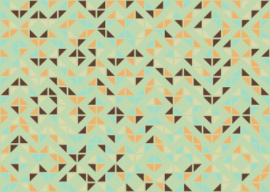 Soyut Geometrik Desen üretken hesaplama sanatı çizimi 